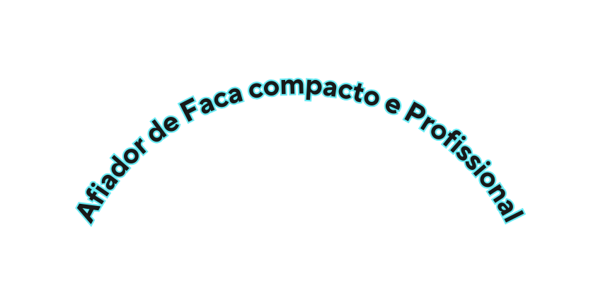 Afiador de Faca compacto e Profissional
